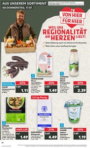 Kaufland Prospekt - Regionale Angebote ab 17.07.