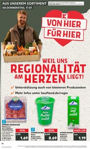 Kaufland Prospekt - Regionale Angebote ab 17.07.
