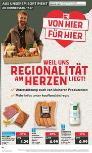 Kaufland Prospekt - Regionale Angebote ab 17.07.