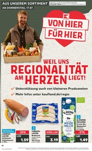 Kaufland Prospekt - Regionale Angebote ab 17.07.