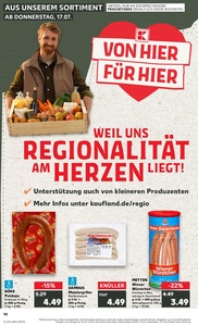 Kaufland Prospekt - Regionale Angebote ab 17.07.