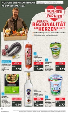 Kaufland Prospekt - Regionale Angebote ab 17.07.