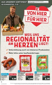 Kaufland Prospekt - Regionale Angebote ab 17.07.