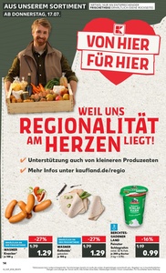 Kaufland Prospekt - Regionale Angebote ab 17.07.