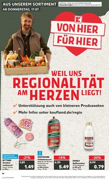 Kaufland Prospekt - Regionale Angebote ab 17.07.