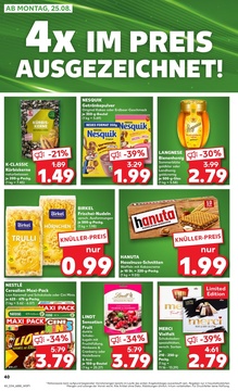 Kaufland Prospekt - Mo-Mi Angebote ab 25.08.