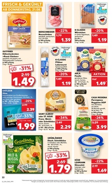 Kaufland Prospekt - Angebote ab 21.08.