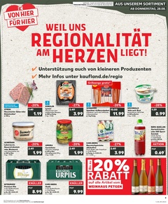 Kaufland Prospekt - Regionale Angebote ab 27.08.