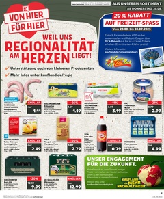 Kaufland Prospekt - Regionale Angebote ab 27.08.