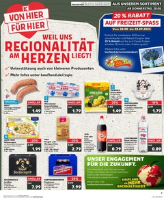 Kaufland Prospekt - Regionale Angebote ab 27.08.