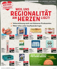 Kaufland Prospekt - Regionale Angebote ab 27.08.