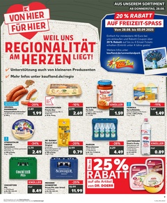 Kaufland Prospekt - Regionale Angebote ab 27.08.