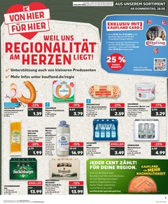 Kaufland Prospekt - Regionale Angebote ab 27.08.