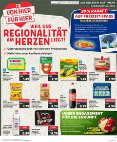 Kaufland Prospekt - Regionale Angebote ab 27.08.
