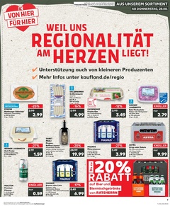 Kaufland Prospekt - Regionale Angebote ab 27.08.