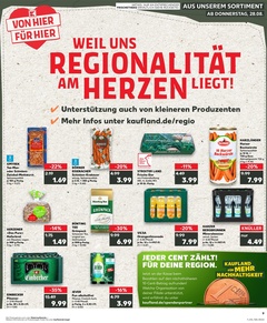 Kaufland Prospekt - Regionale Angebote ab 27.08.