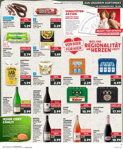 Kaufland Prospekt - Regionale Angebote ab 27.08.