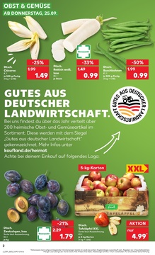 Kaufland Prospekt - Angebote ab 25.09.