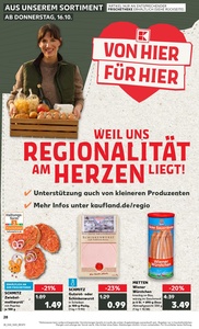 Kaufland Prospekt - Regionale Angebote ab 15.10.