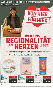 Kaufland Prospekt - Regionale Angebote ab 15.10.