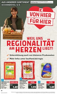 Kaufland Prospekt - Regionale Angebote ab 15.10.