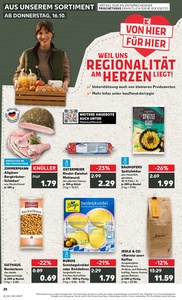 Kaufland Prospekt - Regionale Angebote ab 15.10.