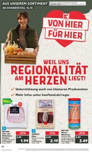 Kaufland Prospekt - Regionale Angebote ab 15.10.