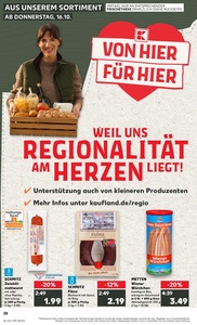 Kaufland Prospekt - Regionale Angebote ab 15.10.