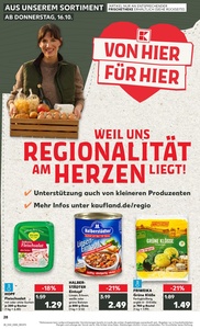 Kaufland Prospekt - Regionale Angebote ab 15.10.