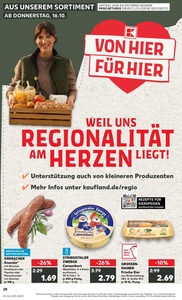 Kaufland Prospekt - Regionale Angebote ab 15.10.