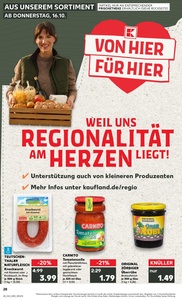 Kaufland Prospekt - Regionale Angebote ab 15.10.
