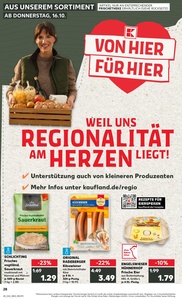 Kaufland Prospekt - Regionale Angebote ab 15.10.