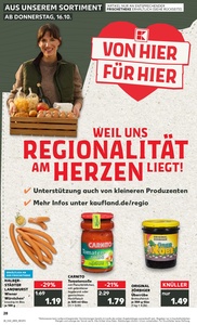 Kaufland Prospekt - Regionale Angebote ab 15.10.