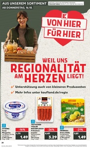 Kaufland Prospekt - Regionale Angebote ab 15.10.