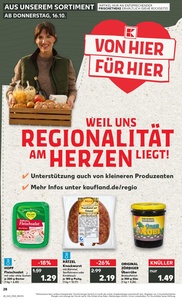 Kaufland Prospekt - Regionale Angebote ab 15.10.