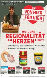 Kaufland Prospekt - Regionale Angebote ab 15.10.