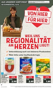 Kaufland Prospekt - Regionale Angebote ab 15.10.