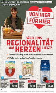 Kaufland Prospekt - Regionale Angebote ab 15.10.