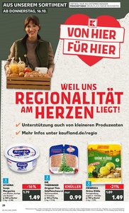 Kaufland Prospekt - Regionale Angebote ab 15.10.