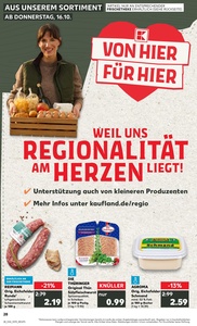 Kaufland Prospekt - Regionale Angebote ab 15.10.