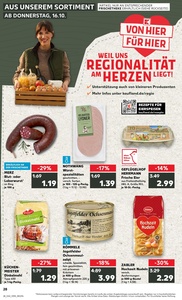 Kaufland Prospekt - Regionale Angebote ab 15.10.