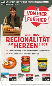 Kaufland Prospekt - Regionale Angebote ab 15.10.