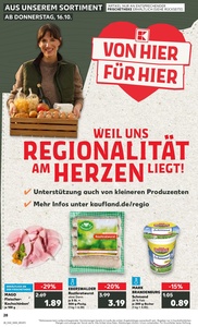 Kaufland Prospekt - Regionale Angebote ab 15.10.