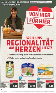 Kaufland Prospekt - Regionale Angebote ab 15.10.