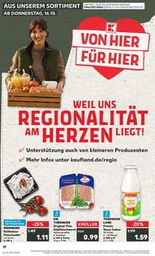 Kaufland Prospekt - Regionale Angebote ab 15.10.