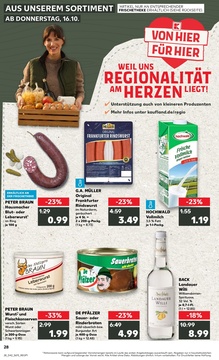 Kaufland Prospekt - Regionale Angebote ab 15.10.