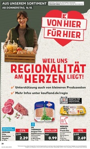 Kaufland Prospekt - Regionale Angebote ab 15.10.