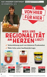 Kaufland Prospekt - Regionale Angebote ab 15.10.