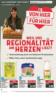 Kaufland Prospekt - Regionale Angebote ab 15.10.