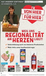 Kaufland Prospekt - Regionale Angebote ab 15.10.